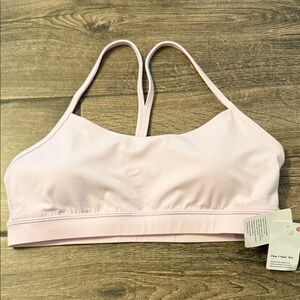 Lululemon Flow Y Bra. NWT. 12. PNKO.